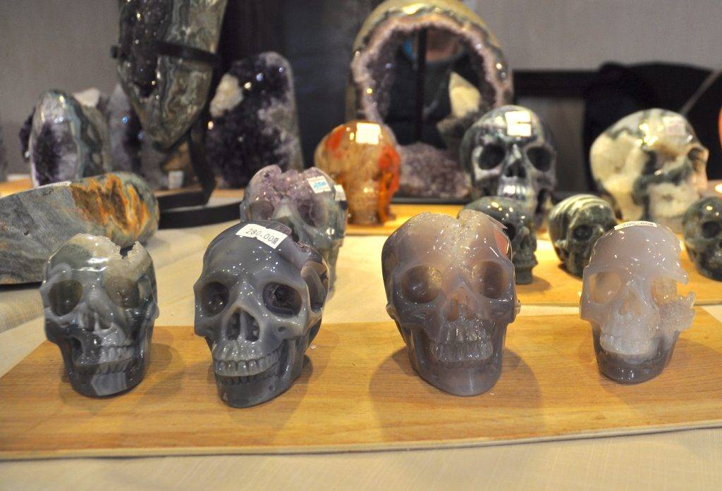 Gemstone Skulls