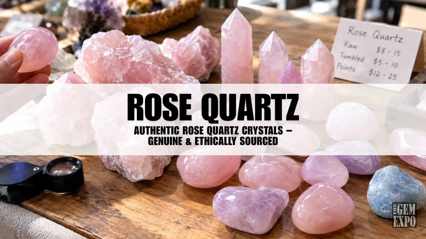 Authentic Rose Quartz Crystals – Genuine & Ethically Sourced