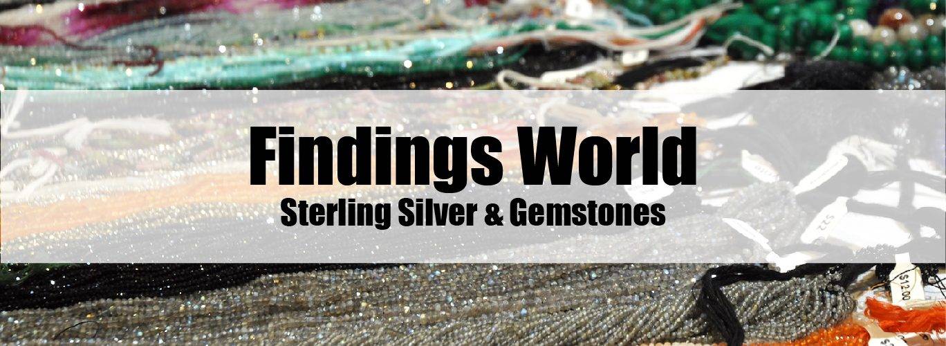 Findings World Sterling Silver Gemstone Header