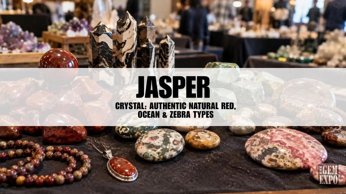 Jasper Crystal: Authentic Natural Red, Ocean & Zebra Types