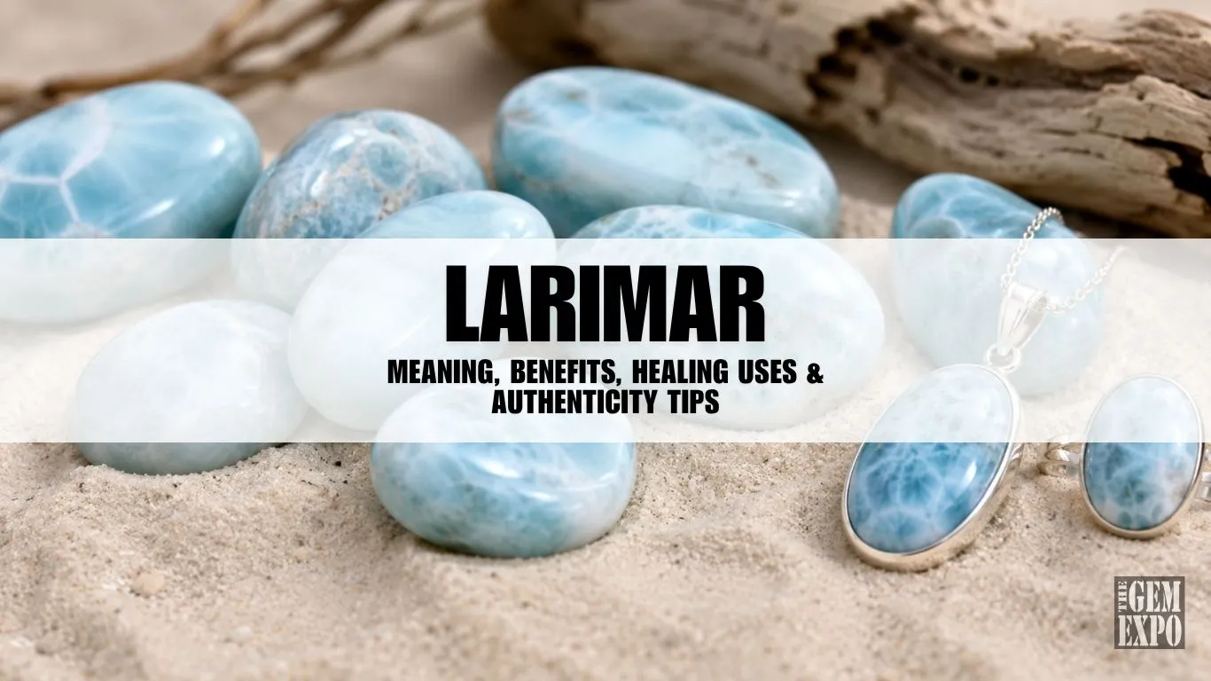 Larimar: Meaning, Benefits, Healing Uses & Authenticity Tips