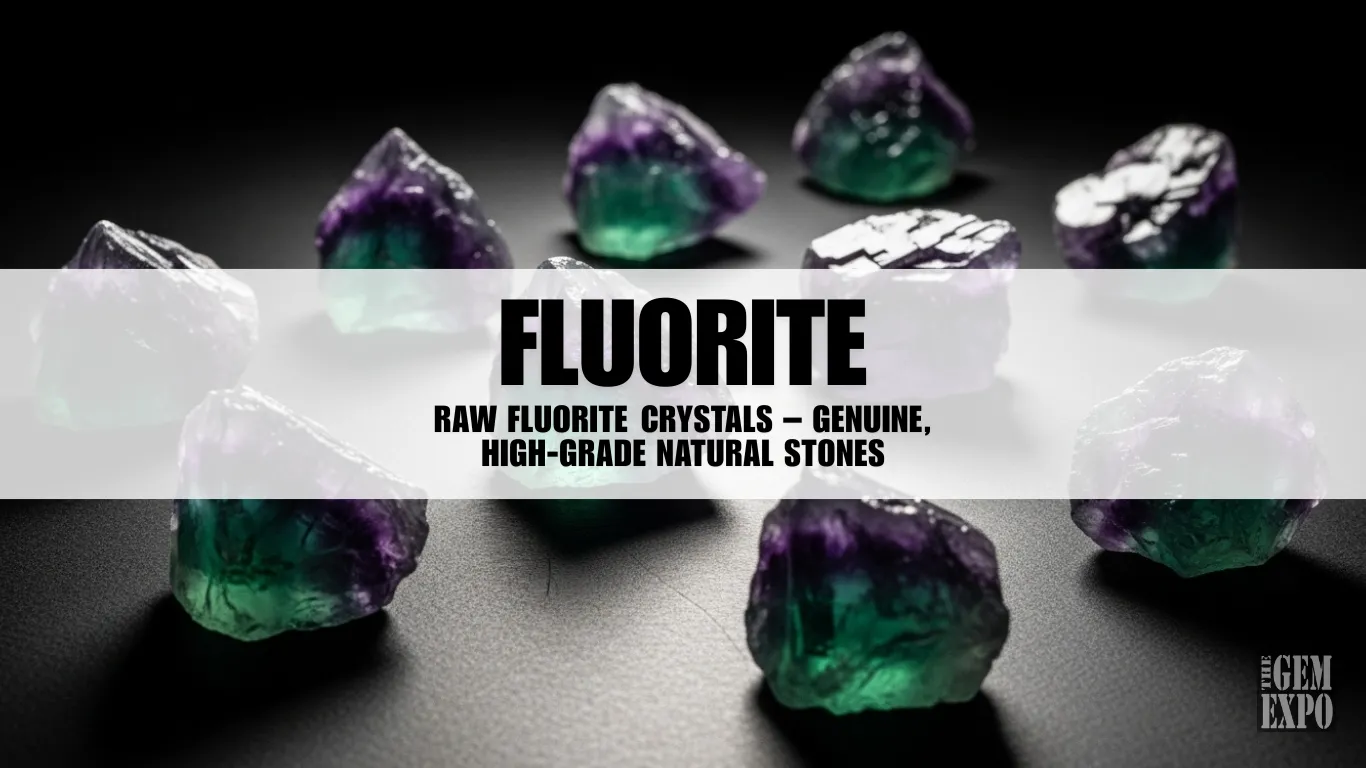 Raw Fluorite Crystals – Genuine, High-Grade Natural Stones