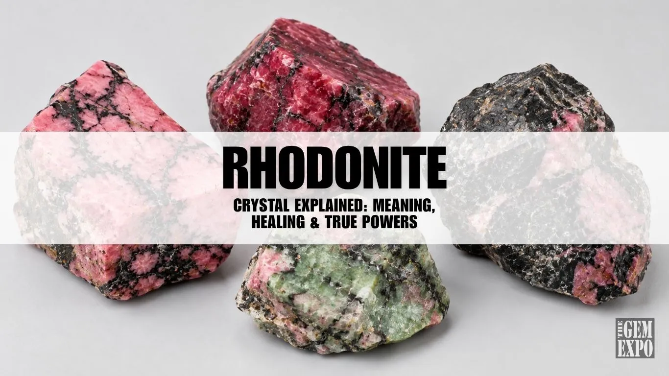 Rhodonite Crystal Explained: Meaning, Healing & True Powers