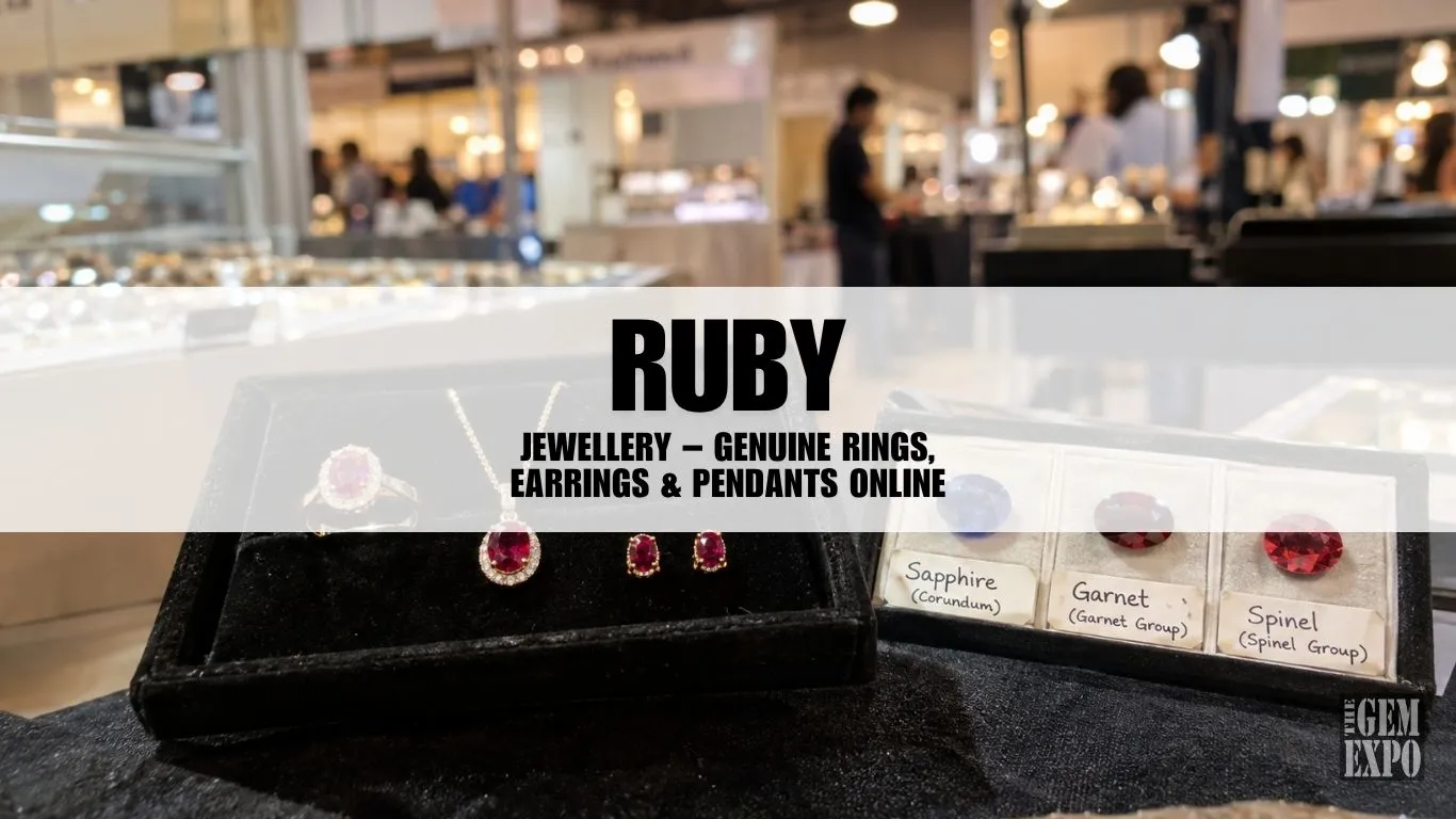 Ruby Jewellery – Genuine Rings, Earrings & Pendants Online