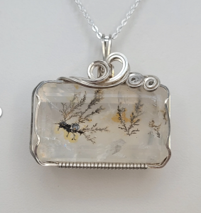 Wire wrapped pendant