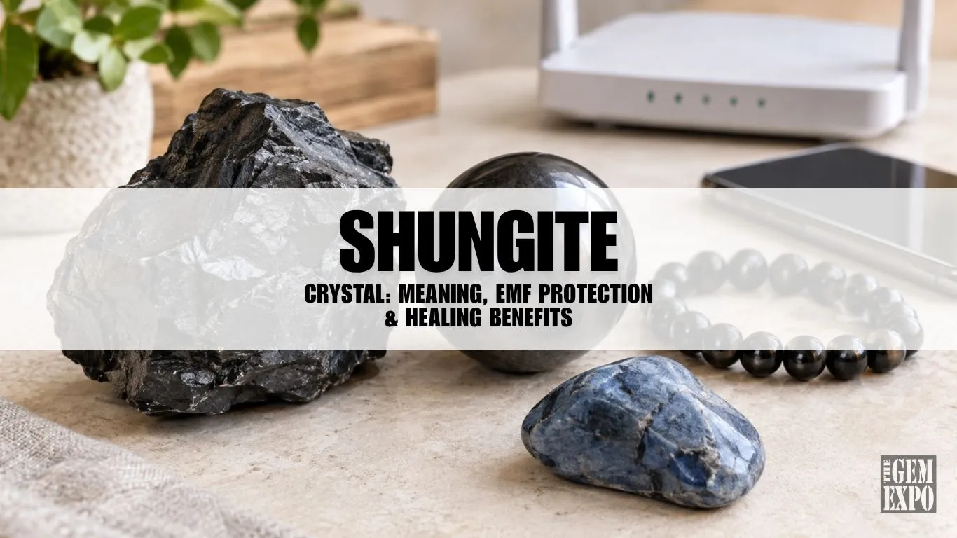 Shungite Crystal: Meaning, EMF Protection & Healing Benefits