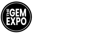 The Gem Expo 2026 Logo round banner reverse